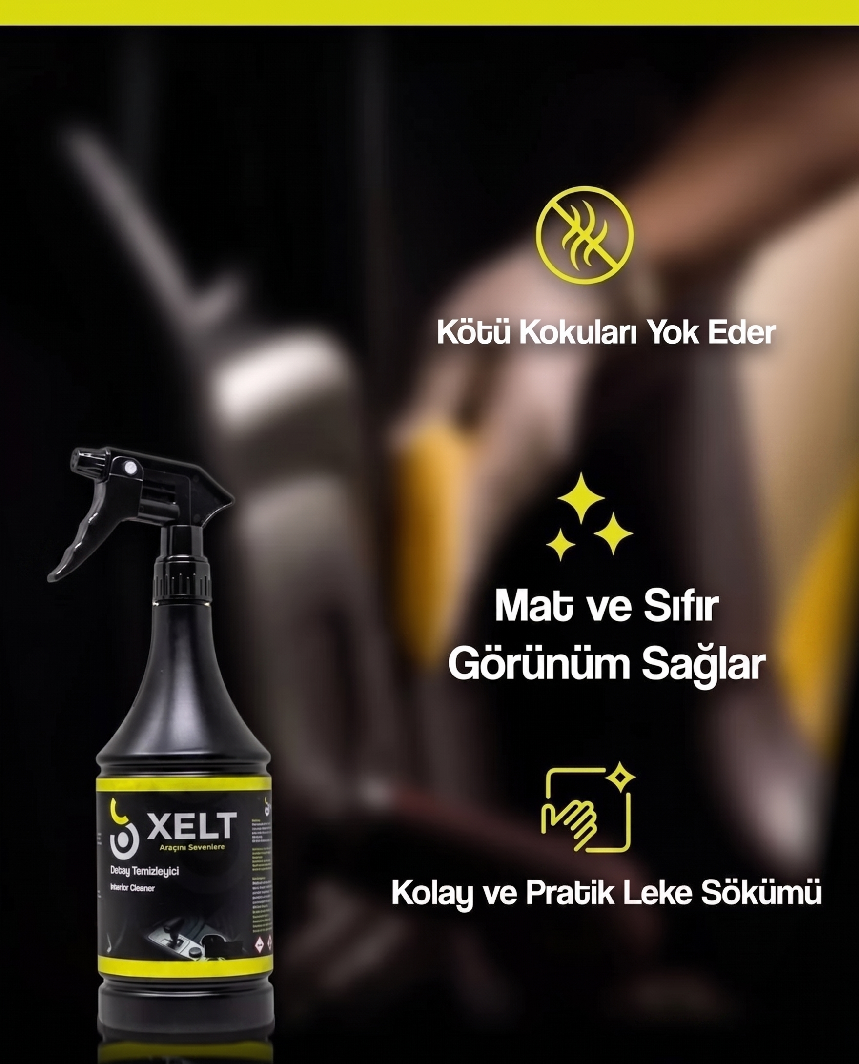 Araç İçi Detay Temizleyici (500 ml)